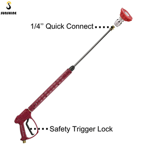 Pistola de Lavado a Presión de 40 Pulgadas con Varilla de Extensión para Limpieza de Autos, con 5 Boquillas de Colores, Gran Venta en <span class=keywords><strong>Amazon</strong></span> - Product Image 4