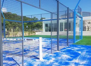 גבוהה באיכות פנורמי Padel משפט למקורה וחיצוני padel שדות