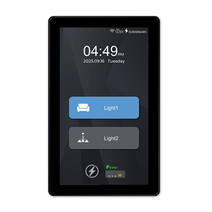Excellent rapport qualité-prix : Interrupteur mural intelligent 2-en-1 avec écran LCD et chargeur rapide Type-C, compatible avec le système domotique Tuya, contrôle à distance Wi-Fi - Product Image 1
