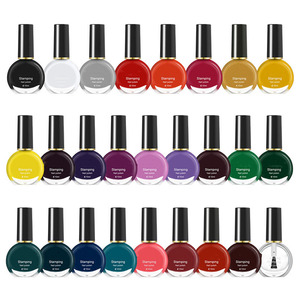 Gel UV pour estampage d'ongles 26 couleurs 10ml, huile d'impression facile à utiliser pour le nail art en salon de manucure - Product Image 6