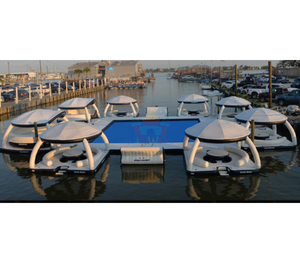 Isla inflable de agua flotante de PVC para el hogar, escuela, Parque Deportivo educativo, parque de trampolín, fiestas de vacaciones - Product Image 6