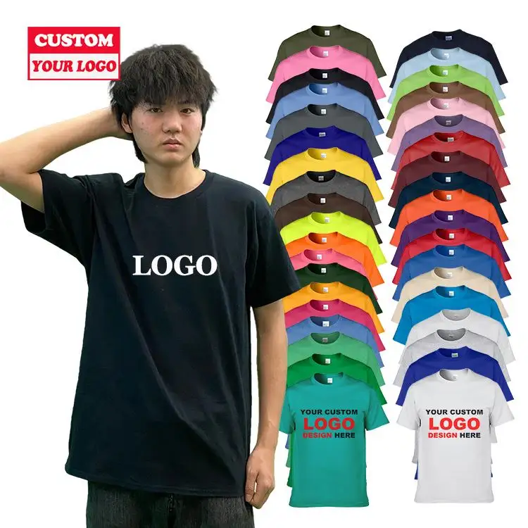 Oem Kleding Fabrikanten Ontwerp Uw Eigen Logo Wit T Custom T-shirts Kids Overhemd Londen Zware Shirts