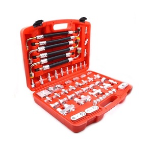 Kit de détection de fuites en aluminium 56 pièces pour la réparation et le test de la climatisation des camions - Product Image 1
