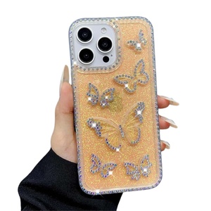 Farfalla 3D <span class=keywords><strong>personalizzata</strong></span> per <span class=keywords><strong>iPhone</strong></span> <span class=keywords><strong>11</strong></span> Case nuove idee di prodotto per ragazze elegante <span class=keywords><strong>Cover</strong></span> del telefono cellulare - Product Image 1