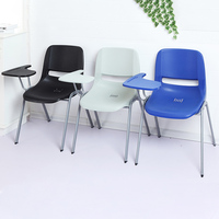 Mobilier scolaire et de bureau en plastique moderne et durable chaise de conférence de formation table d'écriture pour les classes conférences hôpitaux
