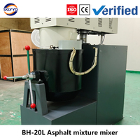 Mezcladora de Asfalto BH-20L para Uso Industrial en Laboratorio, Diseño de Agitación Planetaria para Preparación de Muestras de Asfalto