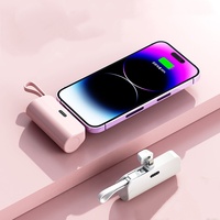 Batería Externa Portátil de 5000mAh, Mini Power Bank, Cargador de Teléfono
