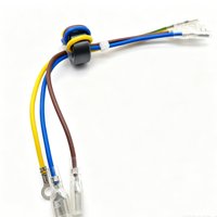 Arnés de Cables Preensamblado Personalizado con Núcleo de Ferrita, Terminales de Desconexión Rápida Tipo Pala Aislados y Terminales de Anillo para Electrodomésticos