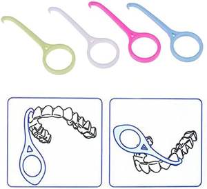 Dissolvant d'alignement dentaire furtif Extraction de manchon dentaire orthodontique Outil de retrait d'alignement invisible orthodontique Crochets de retenue - Product Image 4