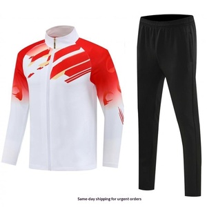 Ensemble de vêtements de sport à manches longues pour enfants (garçons et filles) - Veste d'entraînement de basketball et de football imprimée, modèle récompensé - Product Image 4