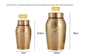 Urnes funéraires en métal inoxydable <span class=keywords><strong>pour</strong></span> animaux de compagnie, cadeaux commémoratifs, motif personnalisé et gravure au laser de lettres, <span class=keywords><strong>urne</strong></span> funéraire <span class=keywords><strong>pour</strong></span> chiens, cendres de <span class=keywords><strong>chat</strong></span> - Product Image 4