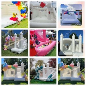 Mini maison gonflable gonflable en PVC pour enfants, château gonflable de <span class=keywords><strong>mariage</strong></span> avec glissière pour <span class=keywords><strong>location</strong></span> - Product Image 4