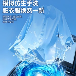 Petite Laveuse Entièrement Automatique à Chargement par le Haut pour Usage Domestique et en Dortoir, Modèle 2025, Essoreuse Haute Efficacité, Boîtier en Plastique, Cuve Unique - Product Image 1