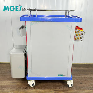 Carretto medico dentale dello strumento dell'ospedale di MEDIGE con le ruote del carrello di emergenza del carrello d'acciaio medico - Product Image 6