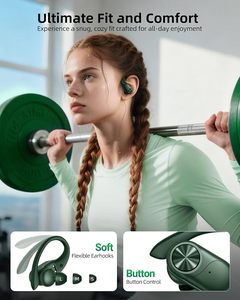 หูฟังไร้สาย T59 ows รุ่น BT 6.0 แบบเปิด ระบบเสียงสเตอริโอไร้สาย พร้อมหน้าจอดิจิตอล หูฟังสำหรับเล่นกีฬาแบบเกี่ยวหู เสียงเบสหนักแน่น - Product Image 3