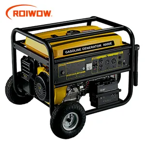 Generator kecil Gas daya 4.0KW, Set rumah tangga berkemah menggunakan Generator bensin portabel