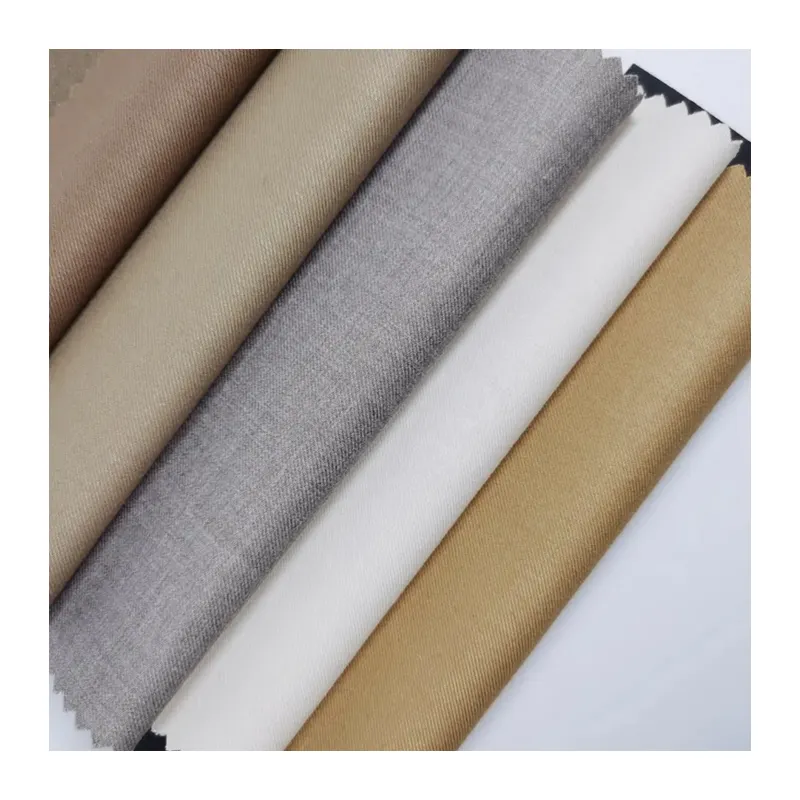 Vendita diretta in fabbrica buon prezzo Multi-colore TR tessuto Twill solido tessuto adatto per abiti e uniformi