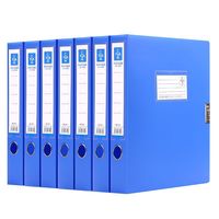 Caja Archivadora de Plástico PP A4 Reforzada para Oficina y Escuela, Caja de Almacenamiento de Documentos