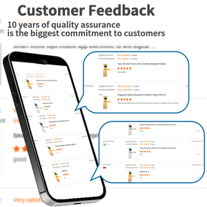 호텔 용 알루미늄 도어 클라우드 데이터 용 유럽 장붓 구멍 스마트 전자 잠금 디지털 리더 - Product Image 6