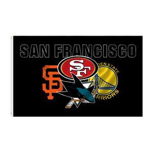 3X5FT San <span class=keywords><strong>Francisco</strong></span> đội bóng đá cờ cho cờ San <span class=keywords><strong>Francisco</strong></span> giants SAN <span class=keywords><strong>JOSE</strong></span> cá mập 49ers cờ - Product Image 2