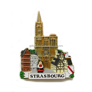 Aimants de réfrigérateur Alsace en forme de Brezel, aimant de réfrigérateur personnalisé en métal en forme de cigogne, souvenir de <span class=keywords><strong>Strasbourg</strong></span>, vente directe d'usine - Product Image 4