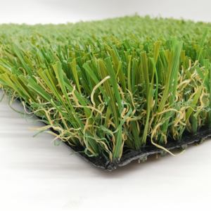 Tapis d'herbe artificielle ENOCH en PE pour extérieur, hauteur de pile de 30 mm et 40 mm, jaune et vert, pour jardin et aménagement paysager de golf - Product Image 4