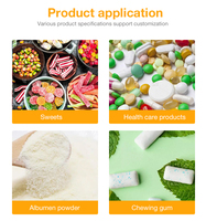 Bouteille en plastique de 100 ml et 200 ml pour chewing-gum, bonbons, pilules ou capsules, avec impression sérigraphiée