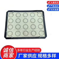 Tapis de cuisson anti-débordement de haute qualité avec boutons, résistant au four et au lave-vaisselle, 30x40cm, pour la cuisson des choux et des ailes de poulet