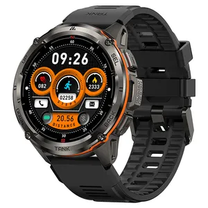 Relógio inteligente KOSPET TANK T3 Ultra esportivo masculino 170+ modos esportivos GPS esportivo para uso ao ar livre