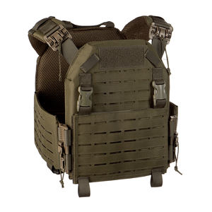 Tactico Plate Carrier Gilet <span class=keywords><strong>taupe</strong></span> tactique Système Molle découpé au laser de combat à dégagement rapide - Product Image 1