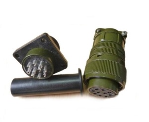 Conectores MIL Spec de 8 pines (5015), enchufe Amphenol para el sector aeroespacial MS <span class=keywords><strong>Connex</strong></span>, cable RF, circular, eléctrico - Product Image 1