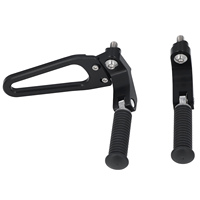1 paire de pédales arrière pour moto, repose-pieds de remplacement pour R18 2020-2022