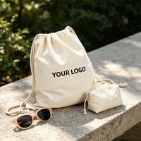 Sac fourre-tout en toile avec cordon de serrage, convertible en sac à dos, en coton robuste, imprimé personnalisé, pour usage quotidien en extérieur