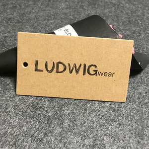 Tùy Chỉnh Chất Lượng Cao Tái Chế Kraft Giấy Jeans Treo Thẻ Cho Quần Áo - Product Image 5