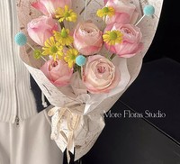 Kertas Petal, Kertas Pembungkus Bunga, Buket Hadiah DIY, Bahan Pembungkus Bunga Toko Bunga
