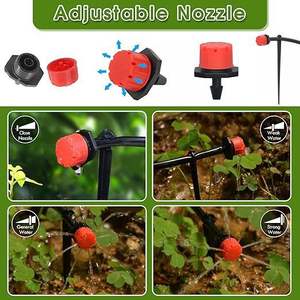 Kit d'irrigation goutte à goutte 30 mètres 168 pièces Système d'arrosage automatique pour plantes de jardin - Product Image 5