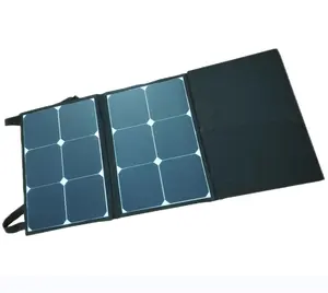 高效100W 17V Sunpower电池便携式折叠式太阳能电池板