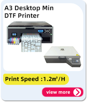 Nueva Impresora DTF de Cama Plana A3 Portátil con Cabezal de Impresión XP600, Tinta de Pigmento, Semi-Automática para Transferencias DIY en Camisetas