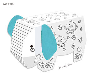 Juguetes de dibujo de cartón de animales en 3D para niños, juego de pintura colorido artesanal Montessori, juguetes para niños pequeños con sonido - Product Image 5