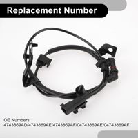Kit de capteur de vitesse de roue ABS neuf BST n° 4743869AD/4743869AE/4743869AF, capteur ABS arrière gauche pour Dodge Journey 2014-2020, garantie 1 an