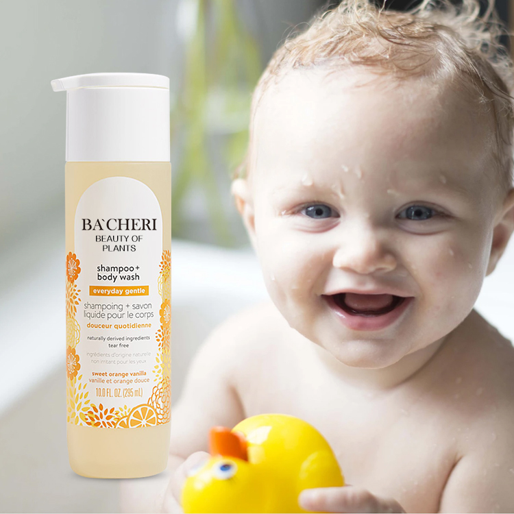 Детский натуральный шампунь 2 в 1 Prviate Label для ухода за кожей, без алкоголя