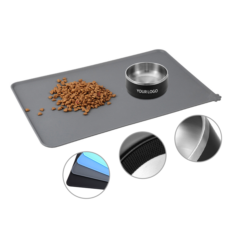 Миски для собак из нержавеющей стали 304, нескользящая миска для домашних питомцев среднего и маленького размера, миска для кормления кошек, миска для воды без пролива