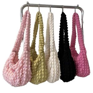 Nuevo Bolso Tote Coreano Plegable con Burbujas, Bolso de Hombro Suave Tipo Nube para Mujer - Product Image 1