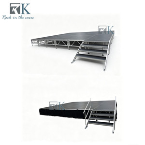 1m Height Adjustable Aluminum <b>Stage</b> Brace Modular Assembly <b>Stage</b> <b>Platform</b> - Product Image 1