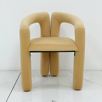 Tabouret de coiffeuse rétro de haute qualité, chaise de maquillage de luxe léger, tabouret de réception minimaliste haut de gamme pour chambre à coucher