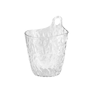 Cubo de almacenamiento montado en la pared, transparente, redondo, para artículos de cuidado personal en el baño, duradero, con gancho - Product Image 5