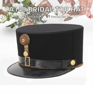 Chapeau bibi A149 avec voile en résille, idéal pour les cérémonies religieuses et les courses hippiques, parfait pour les mariages et les soirées, orné de strass - Product Image 2