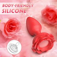 Jouets anaux Rose Toys, plug anal vibrant, vibrateur rechargeable avec contrôle par application, 10 vibrations, jouets sexuels anaux étanches pour couples