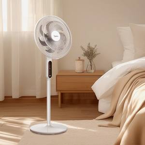 Ventilador de pie Midea, ventilador eléctrico de piso con control remoto, gran potencia de viento, funcionamiento silencioso para sala de estar y uso doméstico - Product Image 6