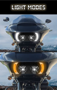 2015 up Road Glide Side Vent Insert Signal Lamp Vent DRL & Clignotants pour Harley Road Glide <span class=keywords><strong>CVO</strong></span> Ultra 15-24 - Product Image 5